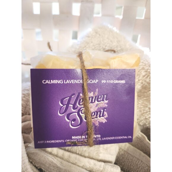 Handmade Lavender Coconut Oil Soap: Calming Aromatherapy, Natural Bar - Picture 6 of 10